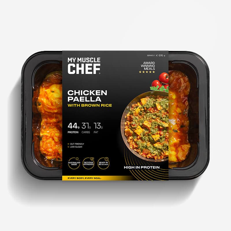 Chicken Paella With Brown Rice