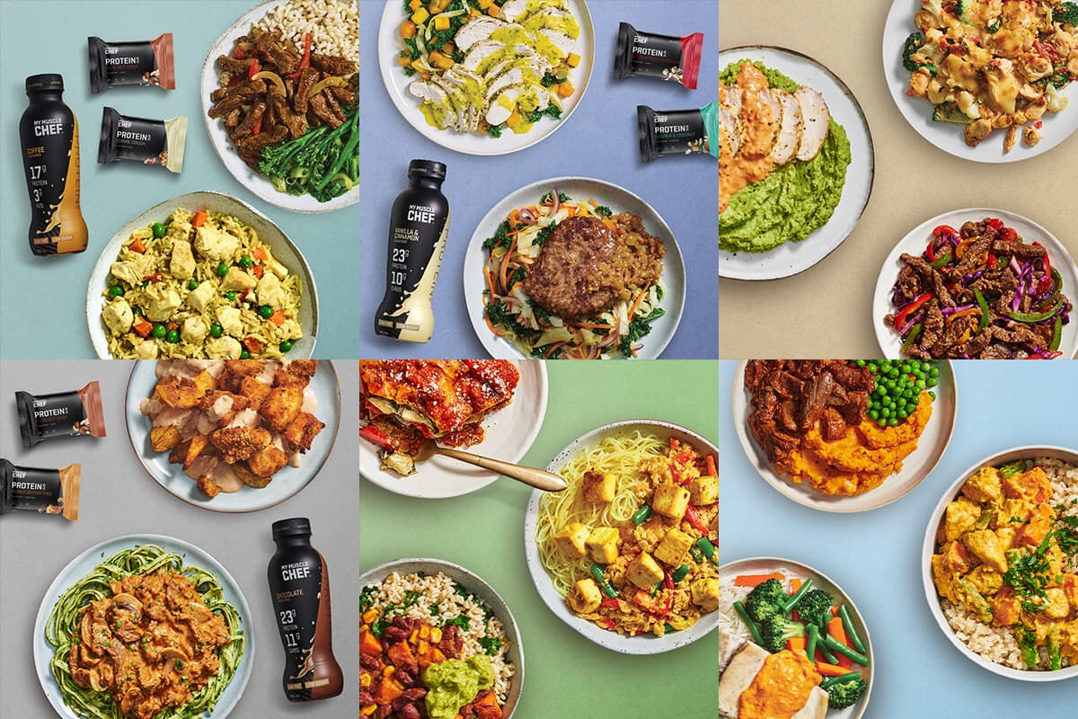 My Muscle Chef meal and snack montage