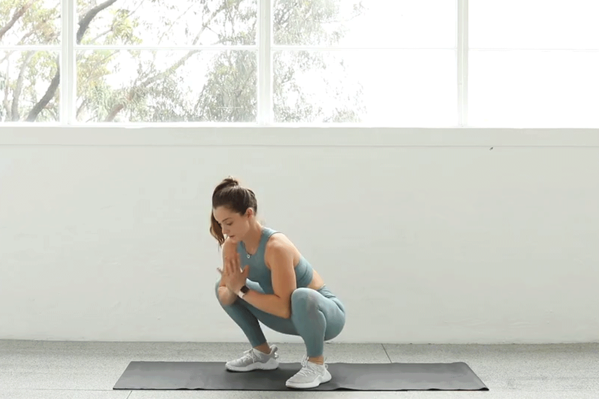 Tanya Poppett squat