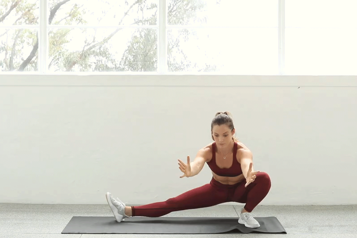 Tanya Poppett squat