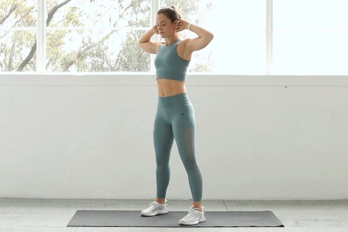 Tanya Poppett squat