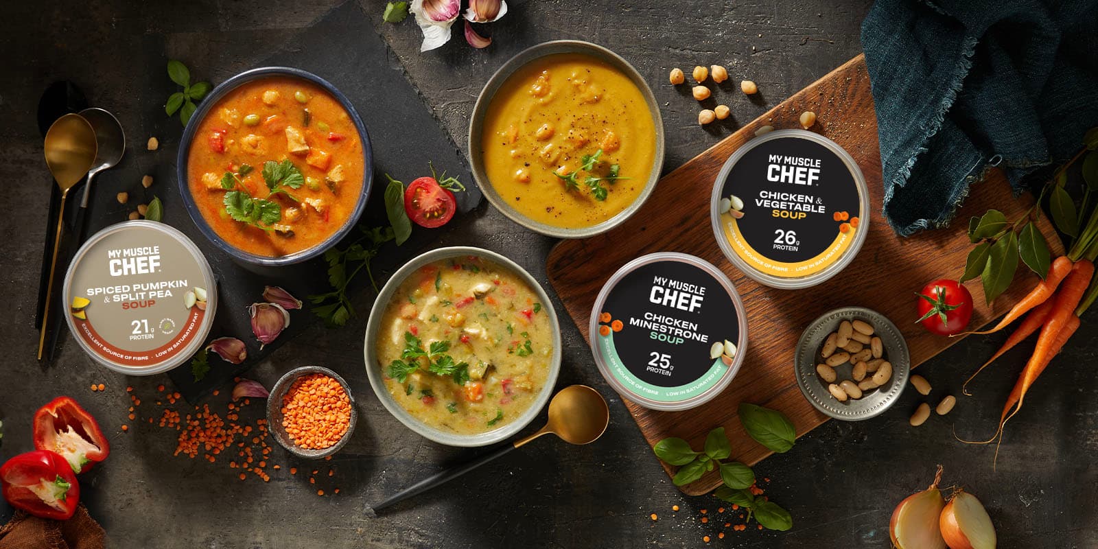 My Muscle Chef Soup range