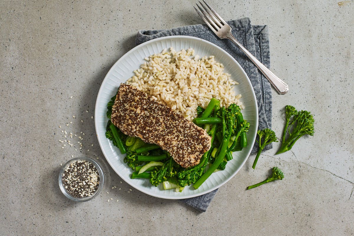 My Muscle Chef Chia Crusted Salmon