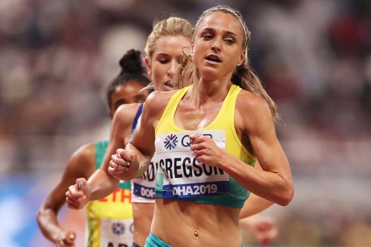 Olympic Athlete Gen Gregson running