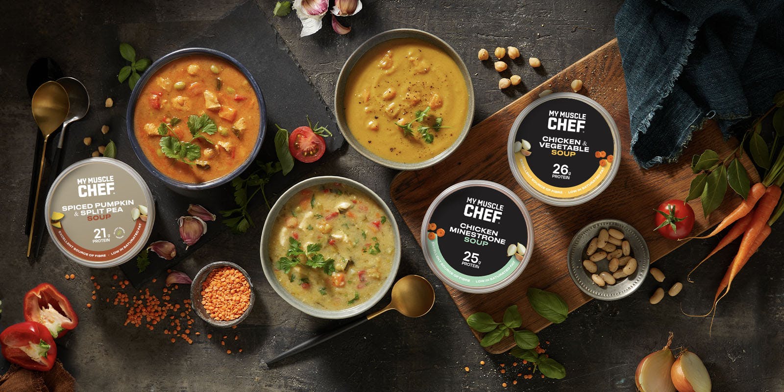 My Muscle Chef Soup range